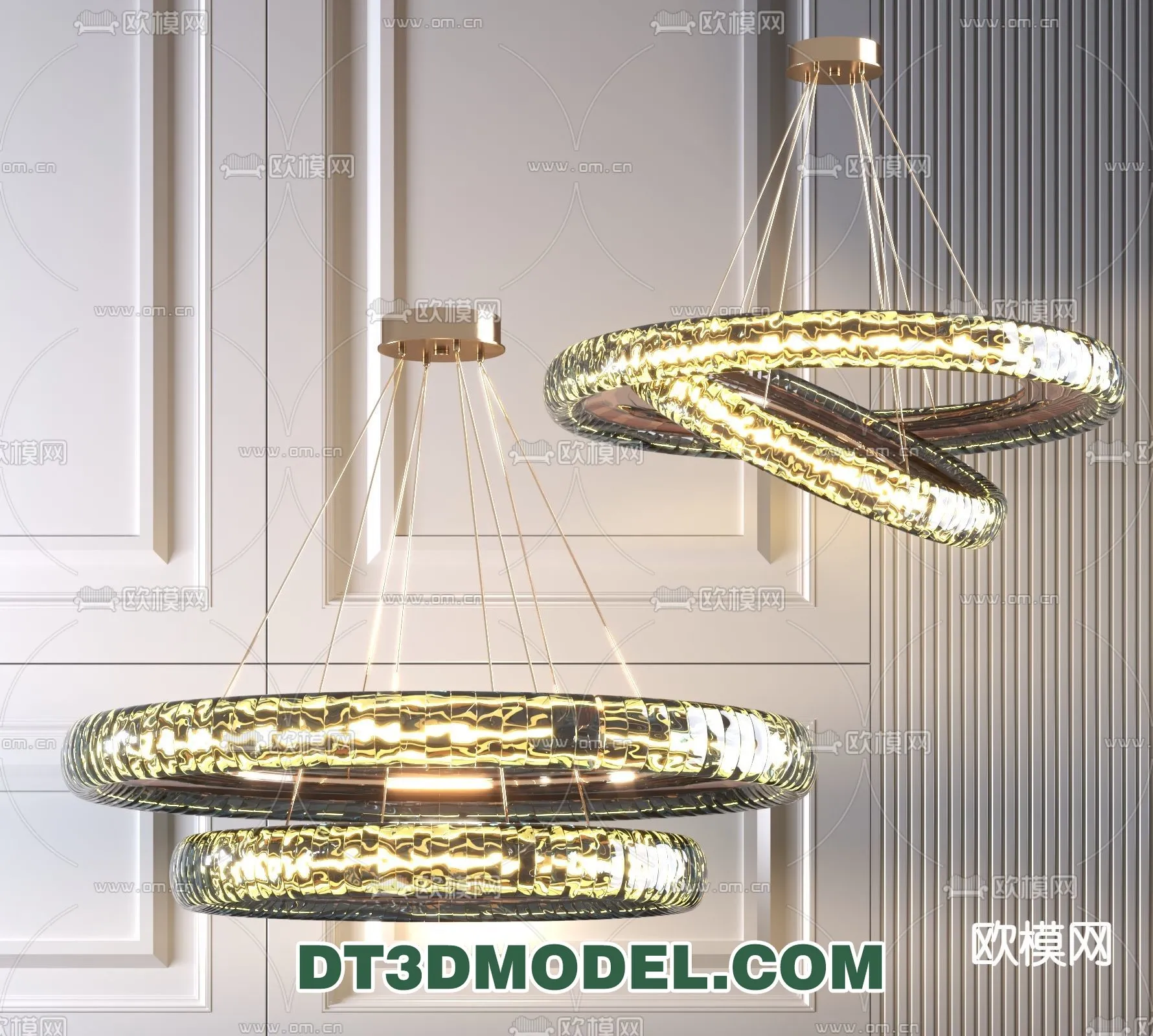 Pendant Light – Interior Decor 3D Model – 037