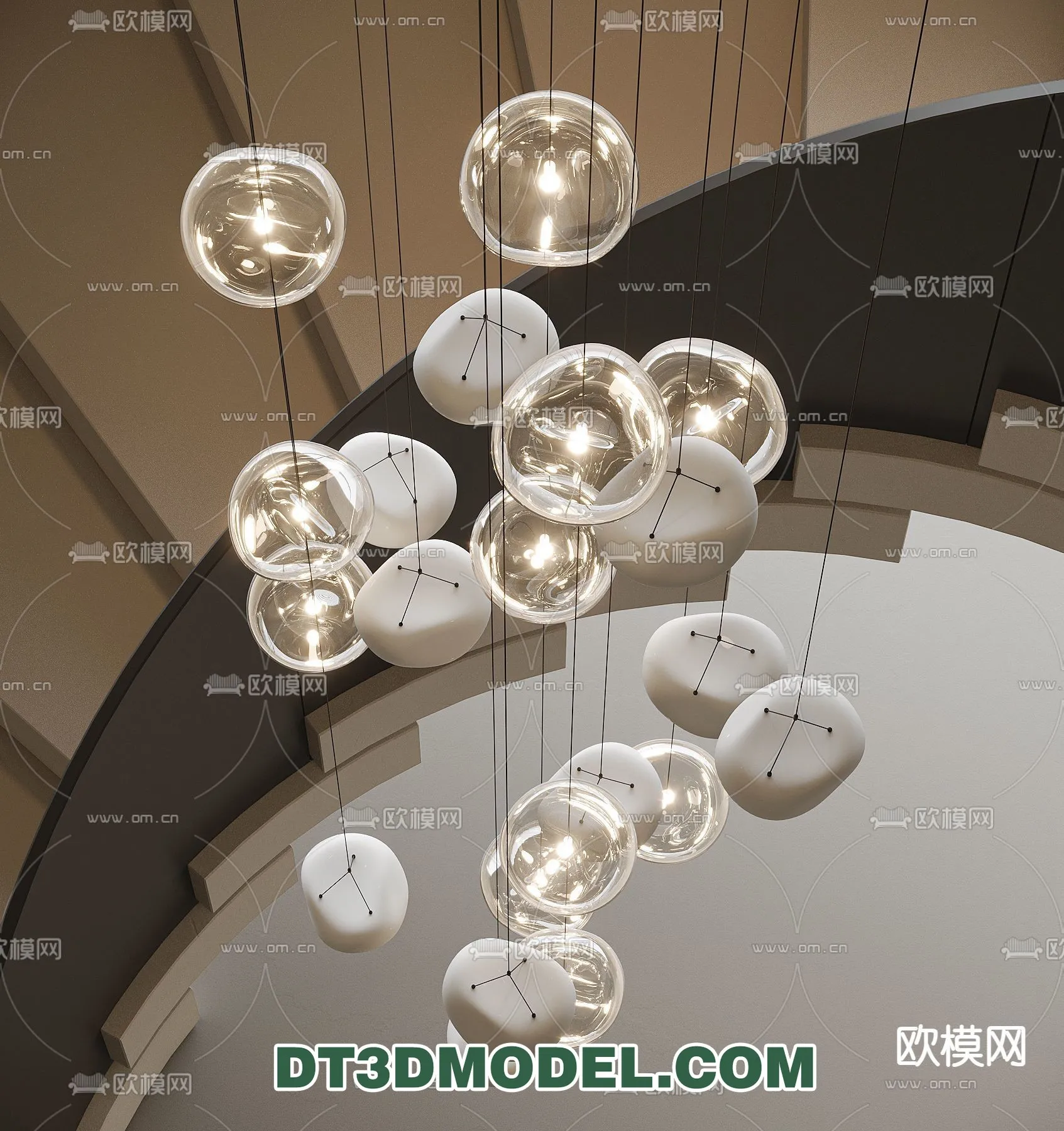 Pendant Light – Interior Decor 3D Model – 048