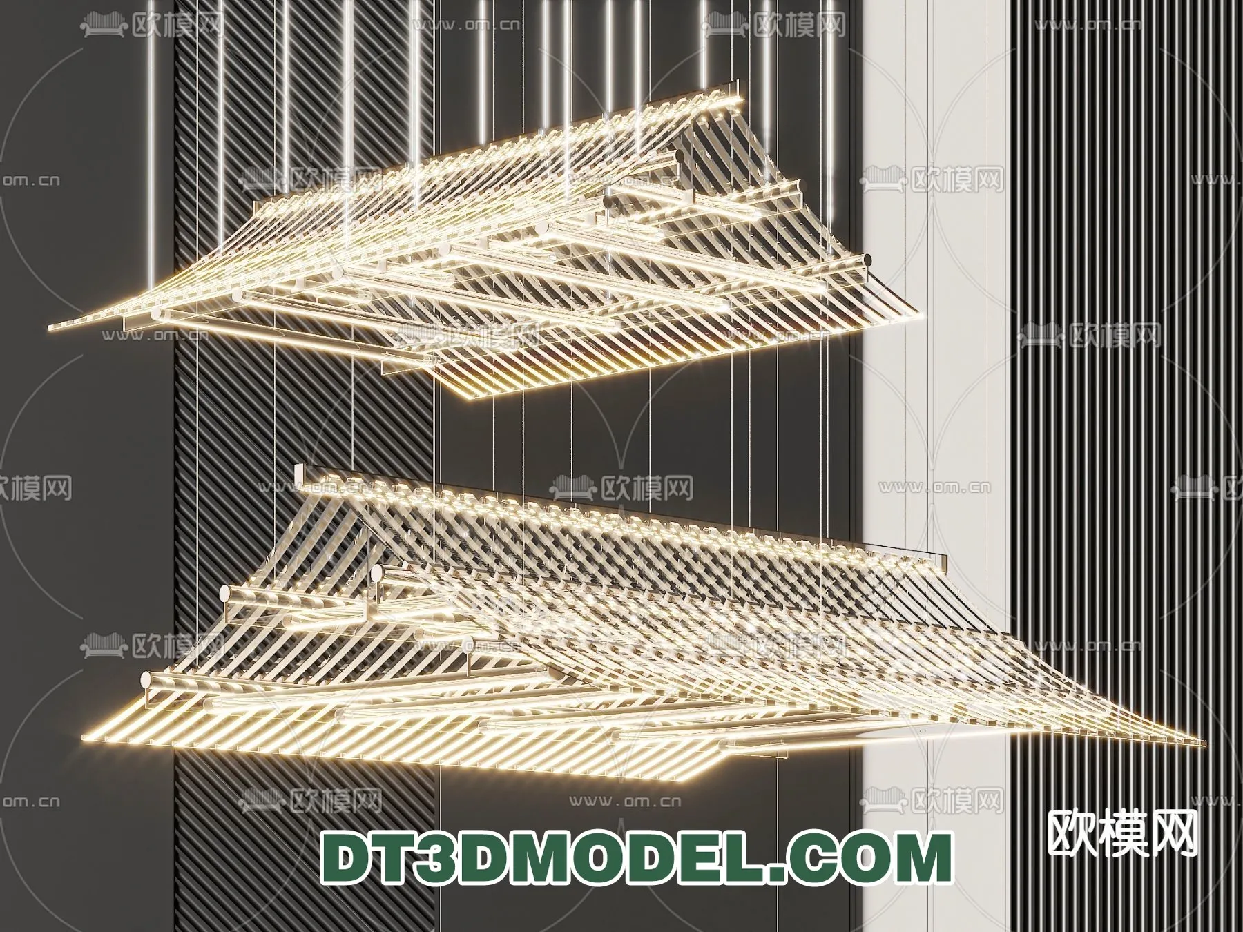 Pendant Light – Interior Decor 3D Model – 067