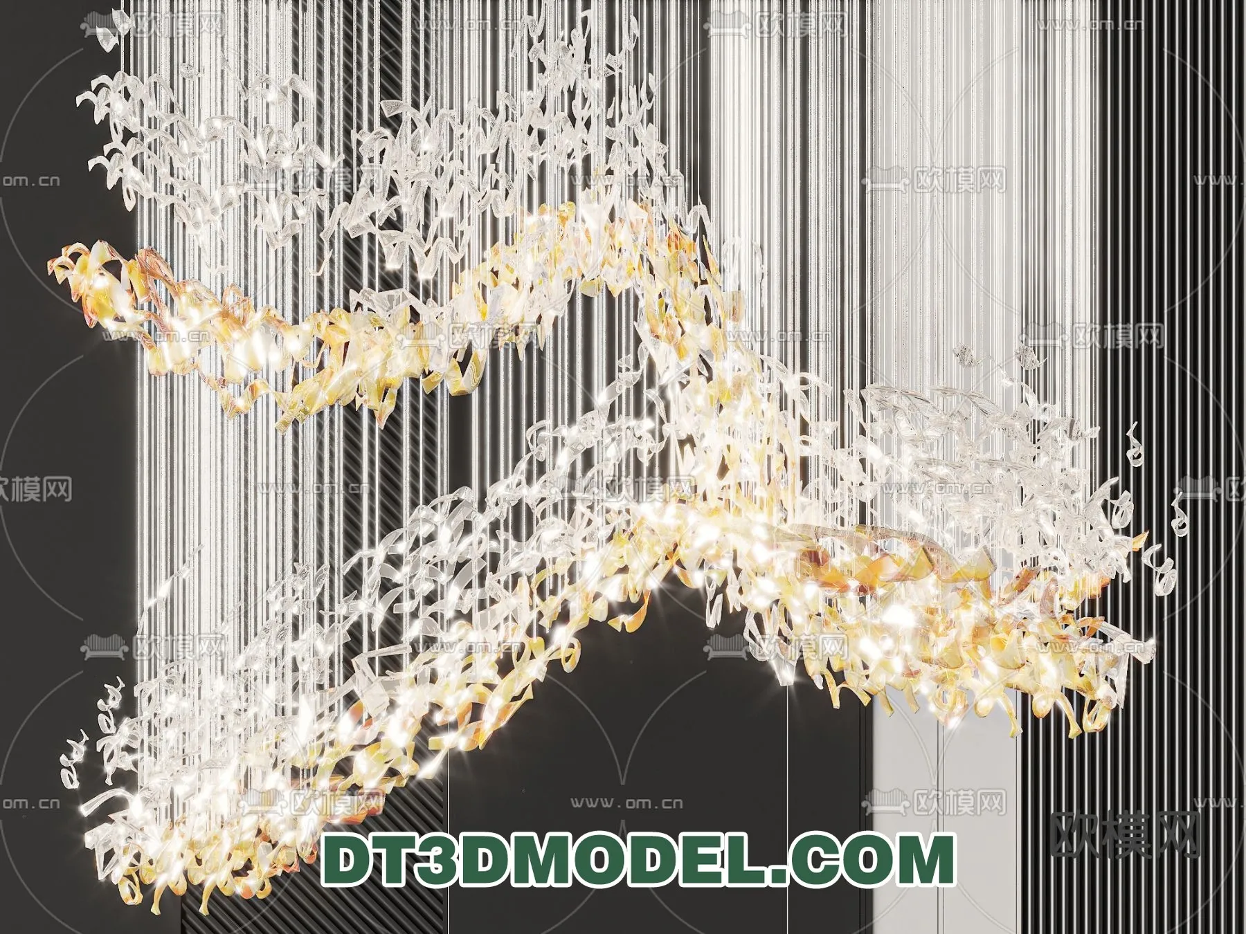 Pendant Light – Interior Decor 3D Model – 076