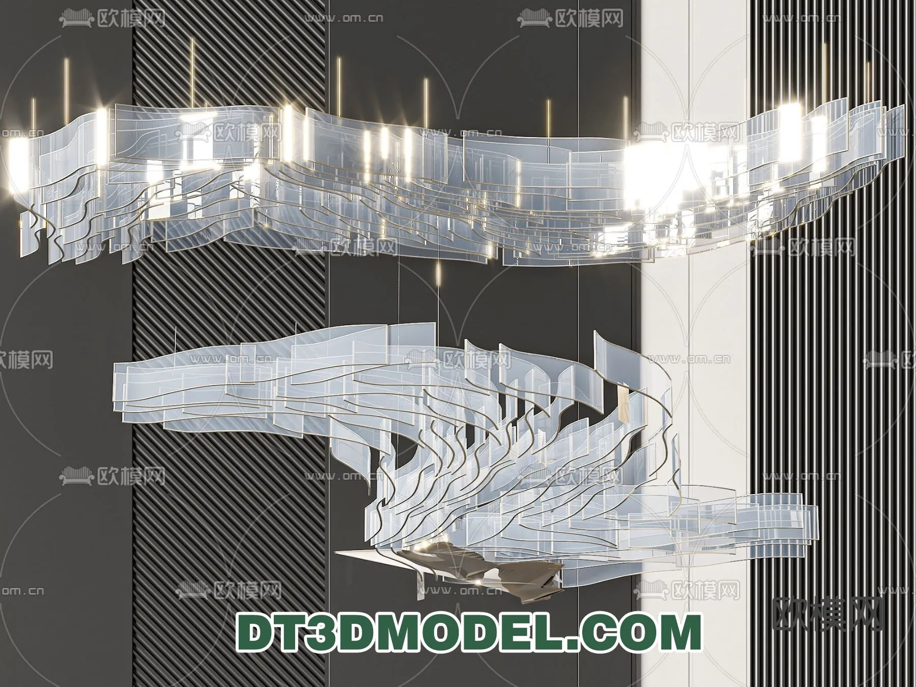 Pendant Light – Interior Decor 3D Model – 081