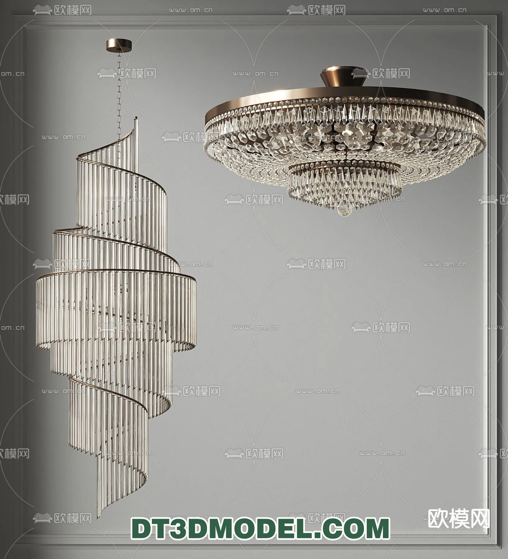 Pendant Light – Interior Decor 3D Model – 084