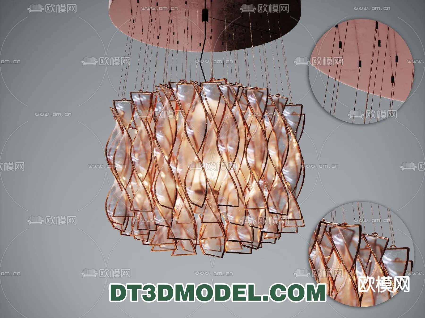 Pendant Light – Interior Decor 3D Model – 094