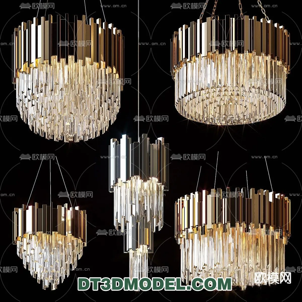 Pendant Light – Interior Decor 3D Model – 095