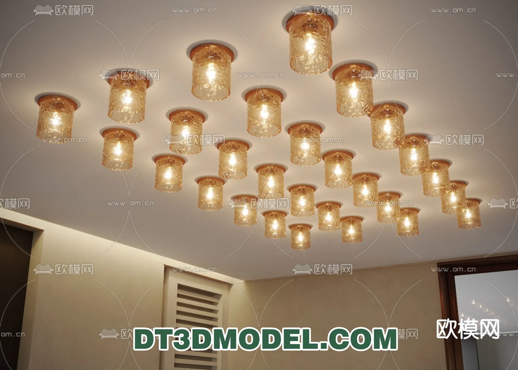 Pendant Light – Interior Decor 3D Model – 096