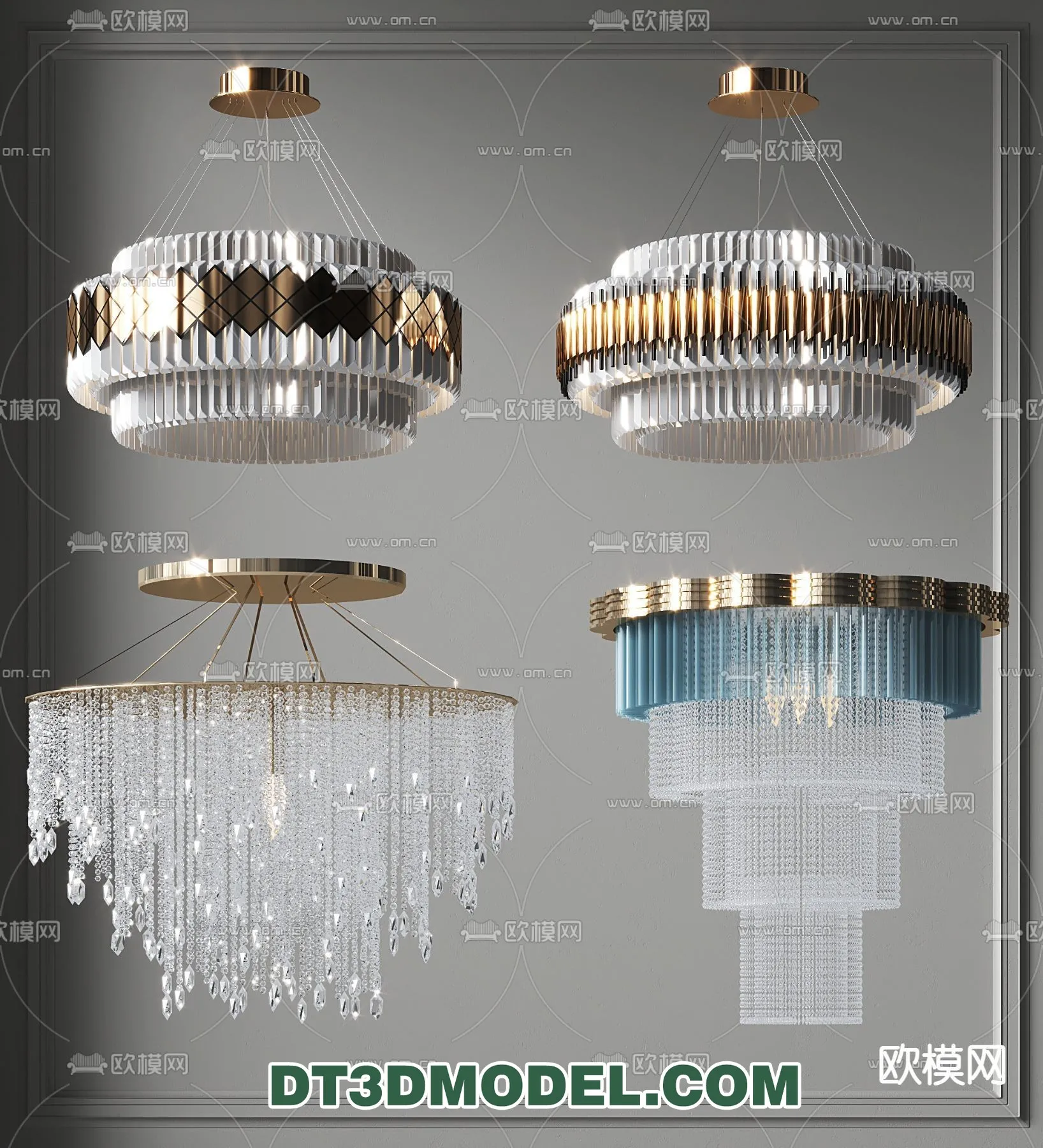 Pendant Light – Interior Decor 3D Model – 124