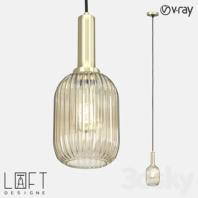 Pendant light LoftDesigne 4768 model 3DSMax File