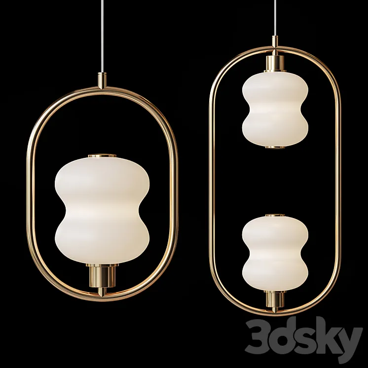 Pendant lights ALDA RING by Lampatron 3DS Max Model