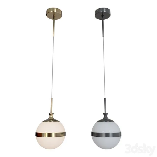 Pendant lights Lightstar GLOBO 813111 and 813117 3dsMax Model