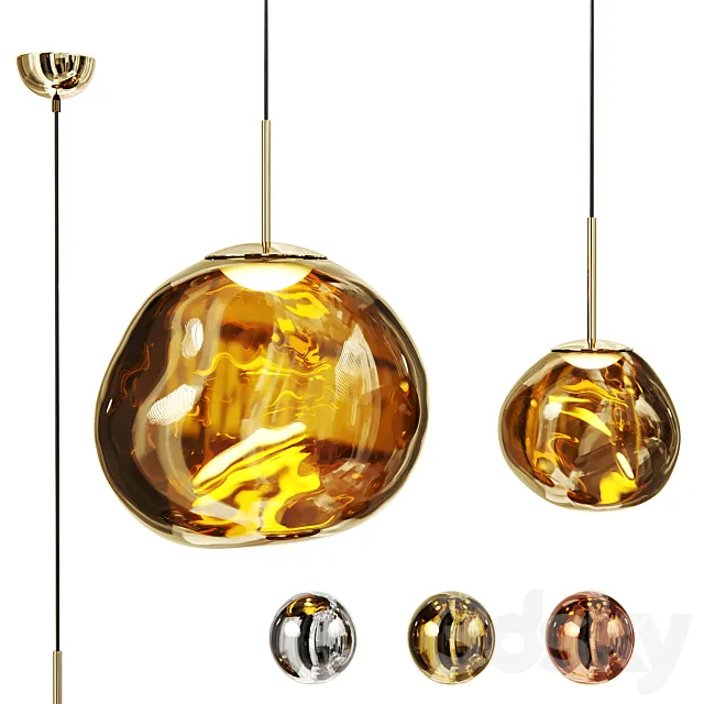 Pendant – Melt Led Pendant by Tom Dixon 3ds Max