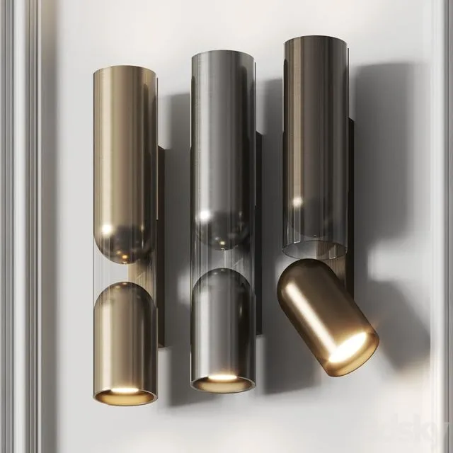 Penta Clash Wall Lamps 3dsMax Model
