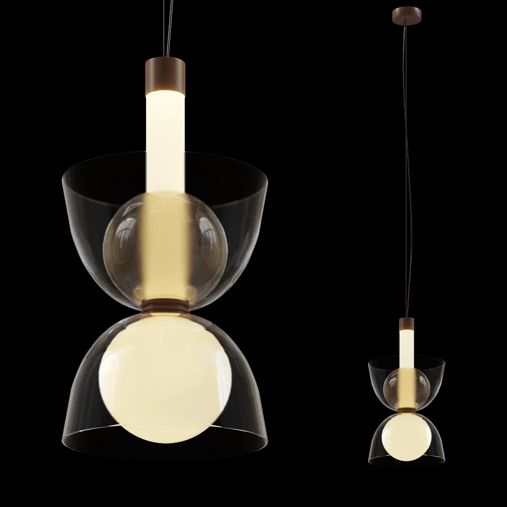 PENTA – Pendant lamp Gems Short 1 D30 A 3ds Max