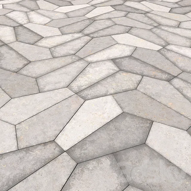 Pentagonal Tile 3 3ds Max