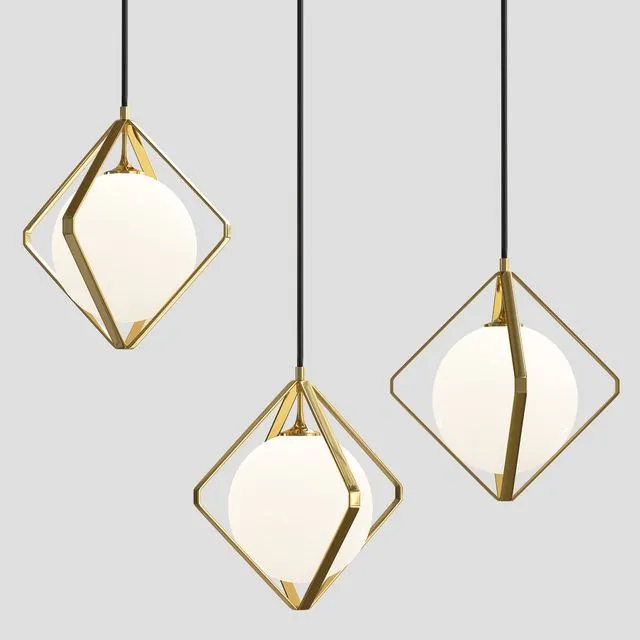 Pentand lamp 4 view 3dsMax Model