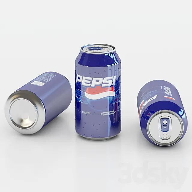 Pepsi 3DS Max Model