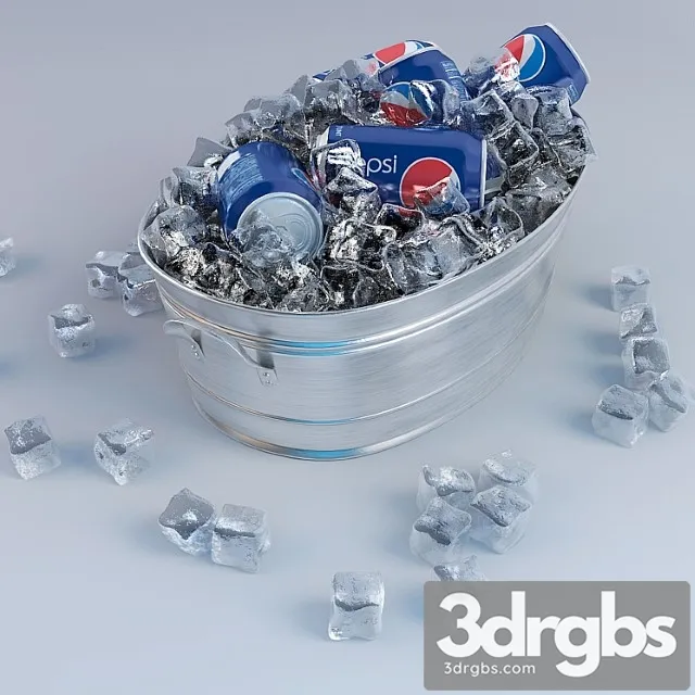 Pepsi ice bucket 3dsmax Download