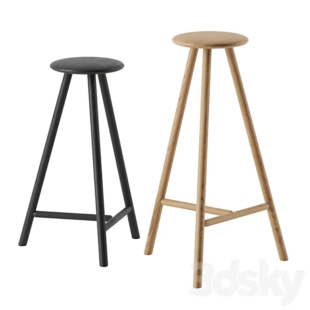 Perch bar stool by Nikari 3ds Max