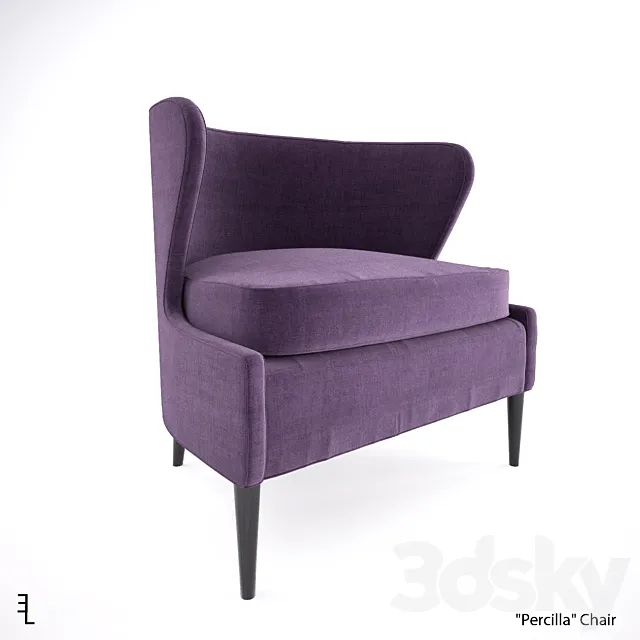 Percilla Chair 3DS Max Model