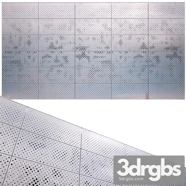 Perforated metal panel n13 3dsmax Download