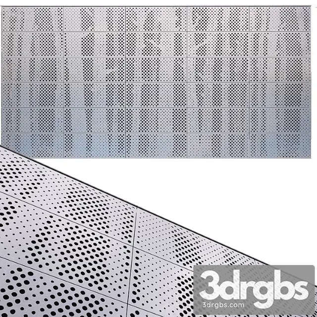 Perforated Metal Panel N23 3dsmax Download