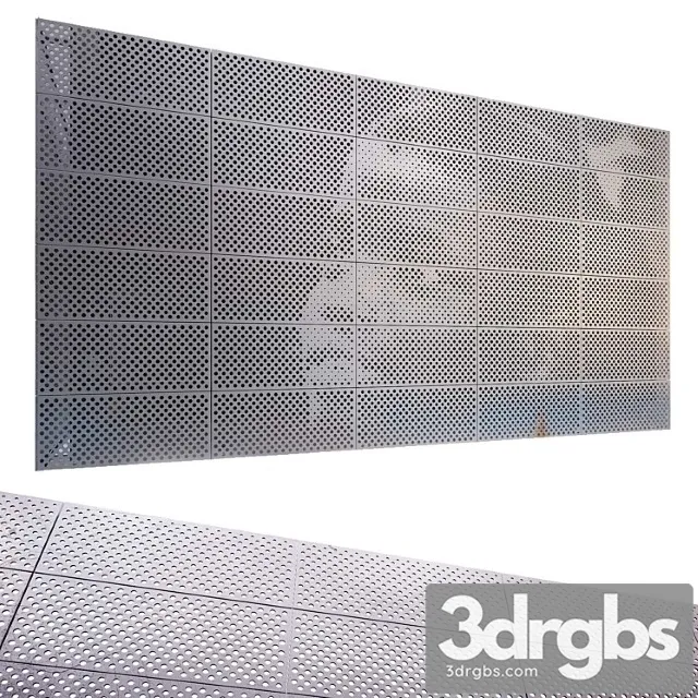 Perforated Metal Panel N5 3dsmax Download
