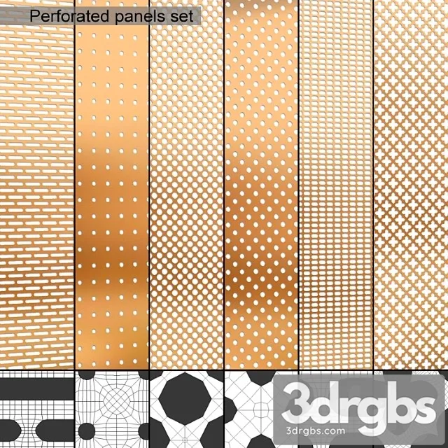 Perforated panels 3dsmax Download
