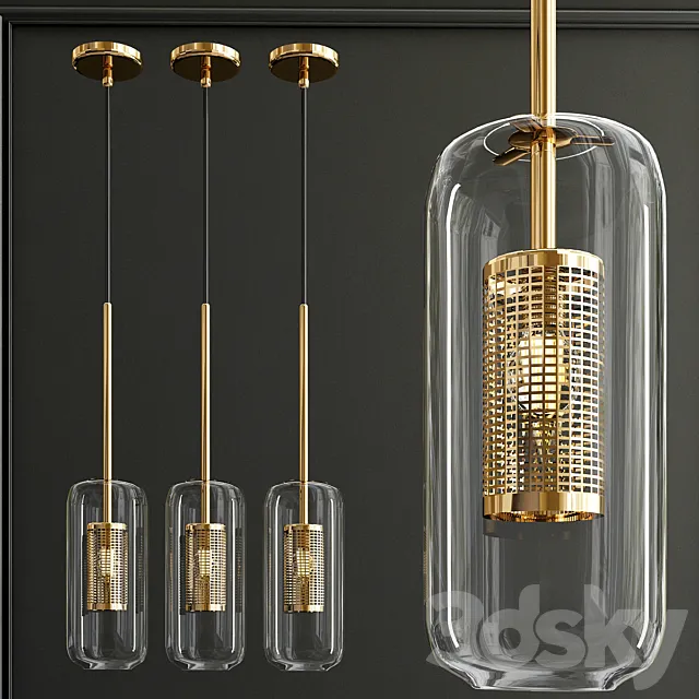 Perforation wall lamp 3DSMax File