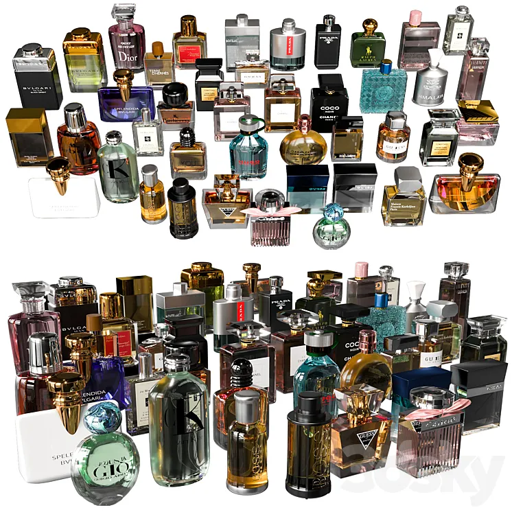 PERFUME COLLECTION 3DS Max Model