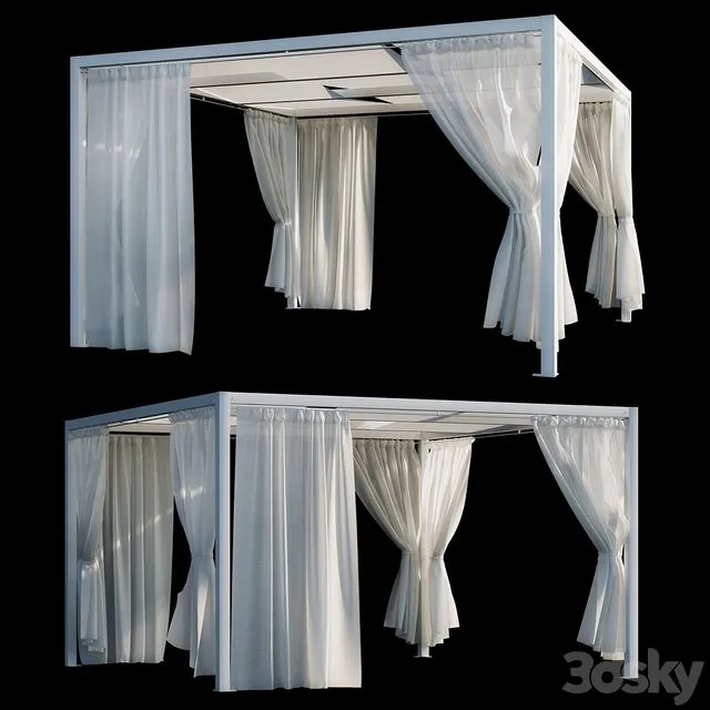 Pergola Giulio Barbieri Kube 3dsMax Model