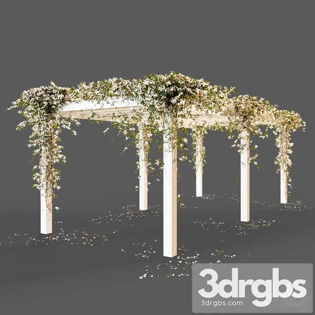 Pergola With Flowers 3dsmax Download