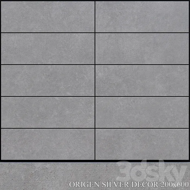 Peronda Origen Silver Decor 200×600 3ds Max