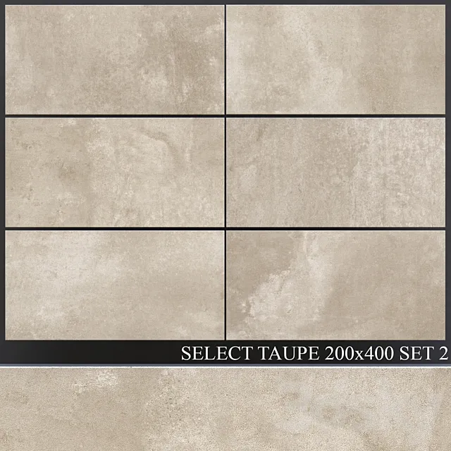 Peronda Select Taupe 200×400 Set 2 3DS Max Model