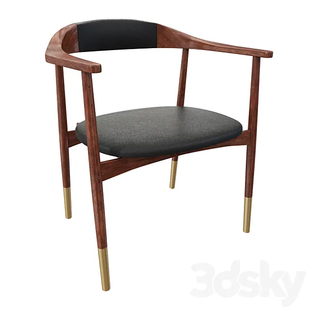 Perry dinning chair 3ds Max