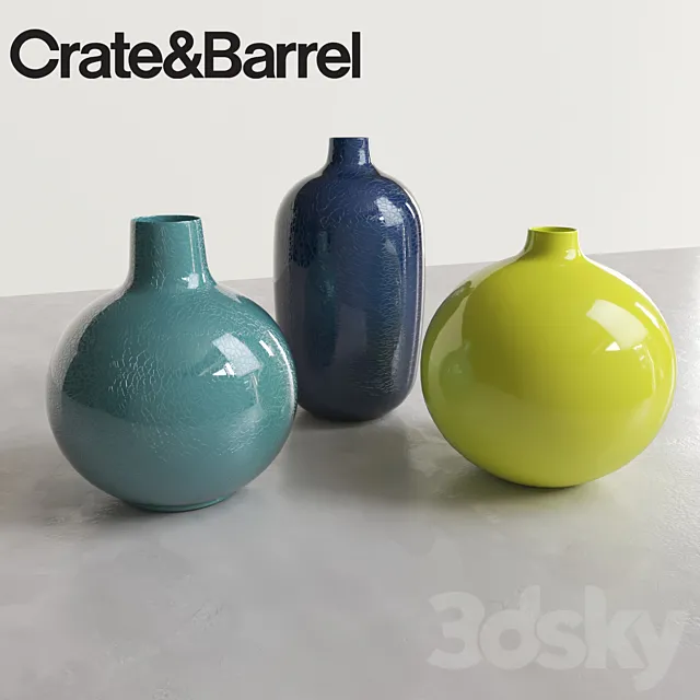 Perry Vases by Crate & Barrel 3ds Max