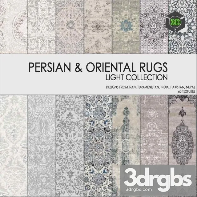 Persian Oriental Rugs Light Collection 286 3dsmax Download
