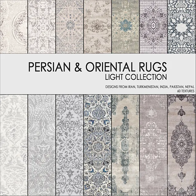 Persian & Oriental rugs light collection 3DSMax File