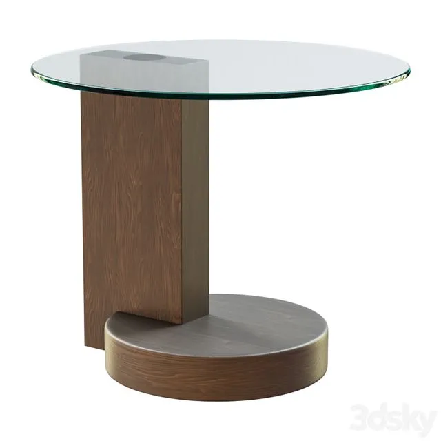 Personal table LE607-B (walnut) 3dsMax Model