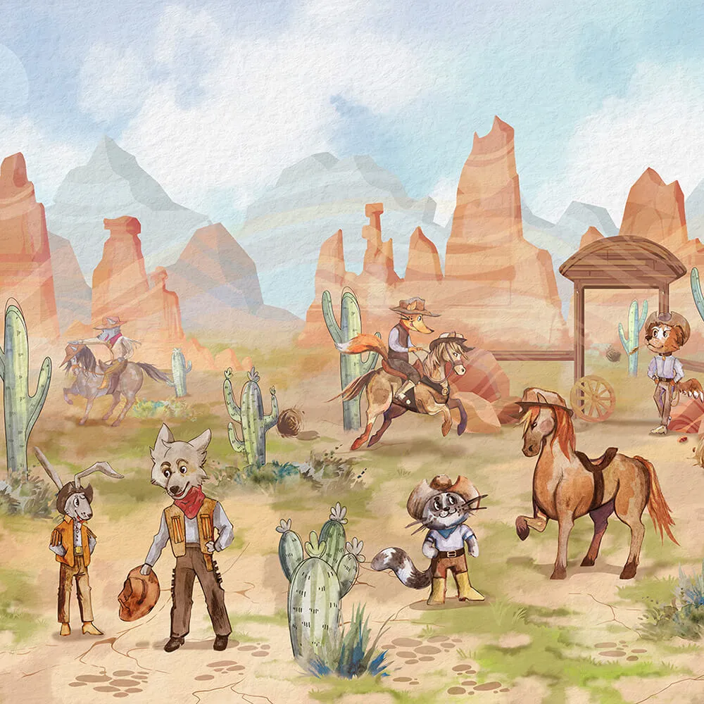 Perspektiva – Wallpaper Funny cowboys 3ds Max