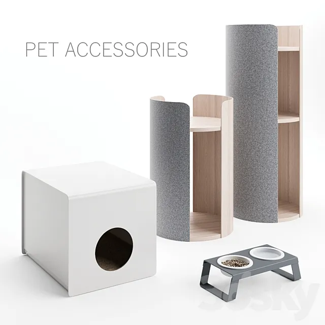 Pet Accessories 3ds Max