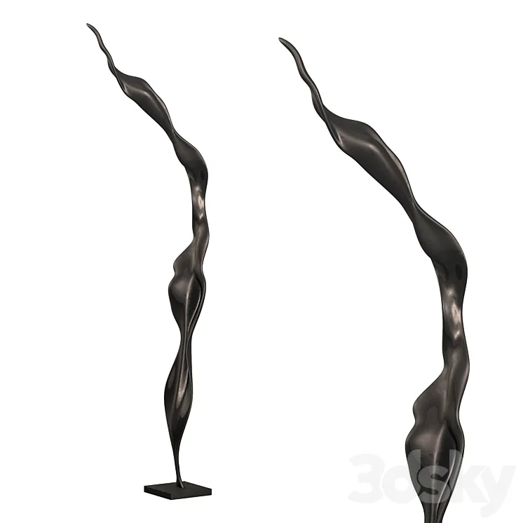Petal sculpture 3DS Max Model
