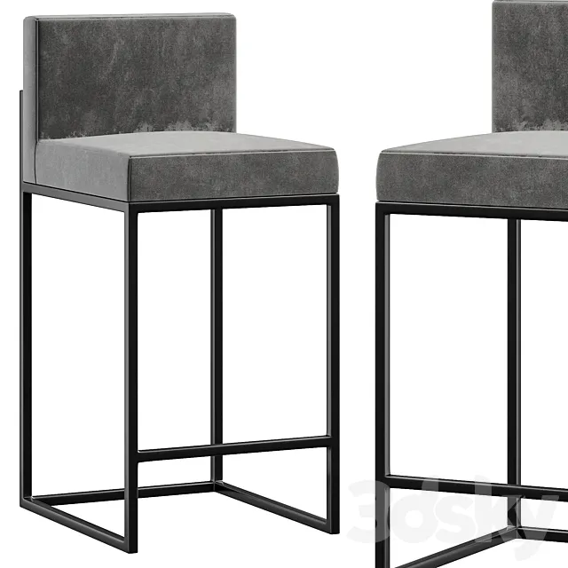 Peter Bar Stool by Laskasas Collection 3ds Max