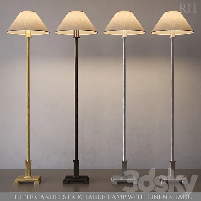 PETITE CANDLESTICK LAMP 3DS Max Model