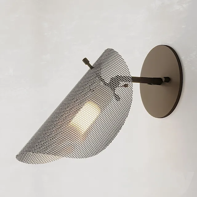 Petite Tulle White Wall Sconce by Blueprint Lighting 3DSMax File