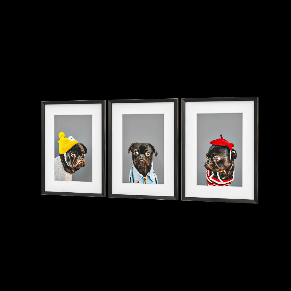 Petposter – Puppy dog print 1 3ds Max