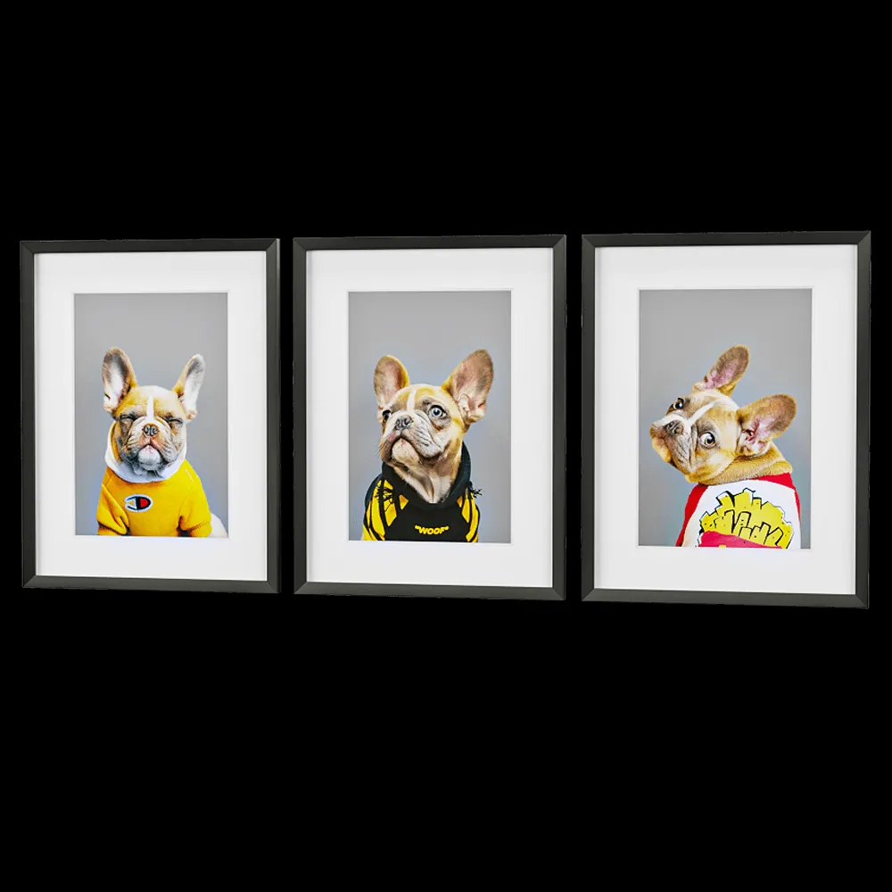 Petposter – Puppy dog print 2 3ds Max