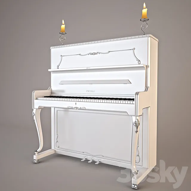 Petrof pianos 3DS Max Model