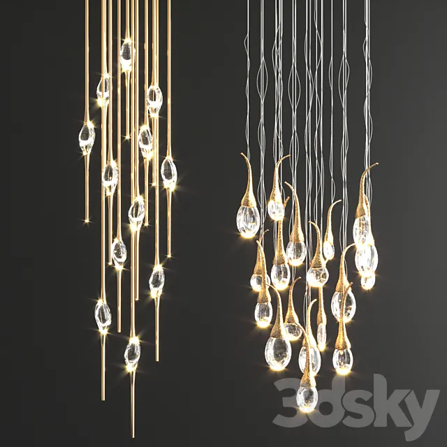 Pezzo Mancante & Seed Cloud Chandelier 3ds Max