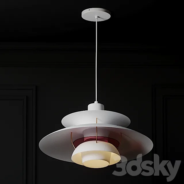 PH 5 Pendant Lights – 3 Colors 3ds Max