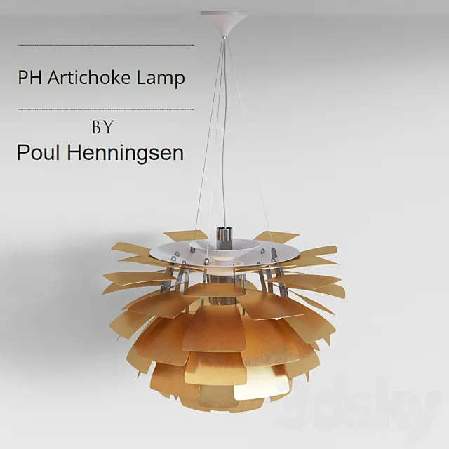 PH Artichoke Pendant Lamp by Paul Henningsen 3DSMax File