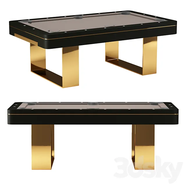 Pharaoh USA Galaxy Billiards Table 3ds Max